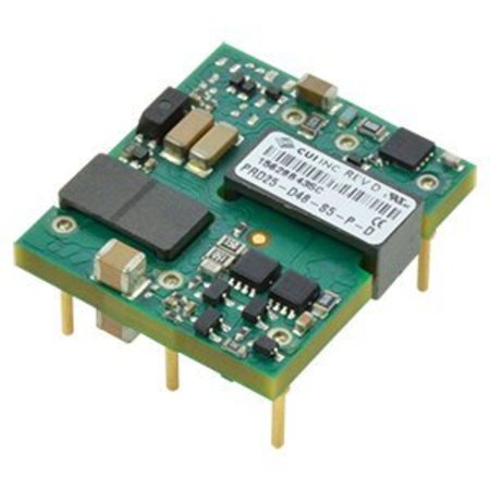 CUI INC DC to DC Converter, 48V DC to 5V DC, 25VA, 0 Hz PRD25-D48-S5-N-D